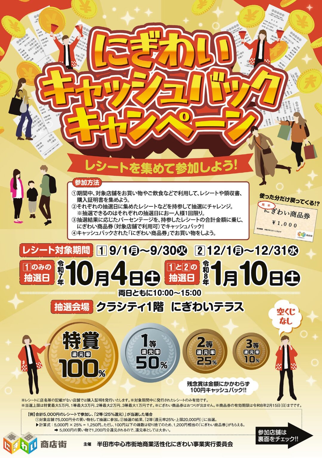 にぎわいキャッシュバックキャンペーン第二期✨